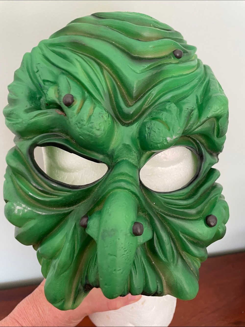 VNT Green Witch Halloween Mask